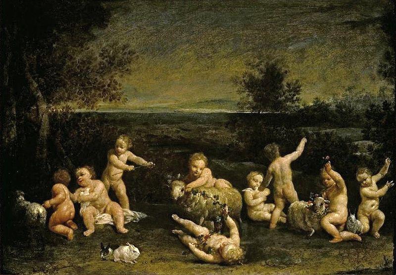 Giuseppe Maria Crespi Cupids Frollicking